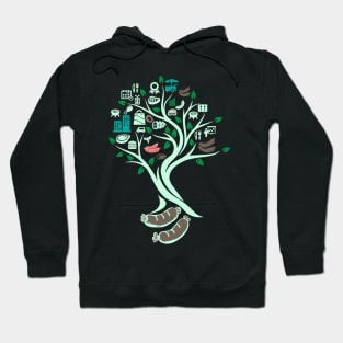 BBQ Grilling Grill Tree Of Life Yoga Celtic Viking Yggdrasil Hoodie